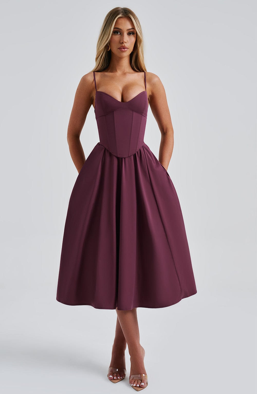 CELINEA MIDI DRESS - Exporized
