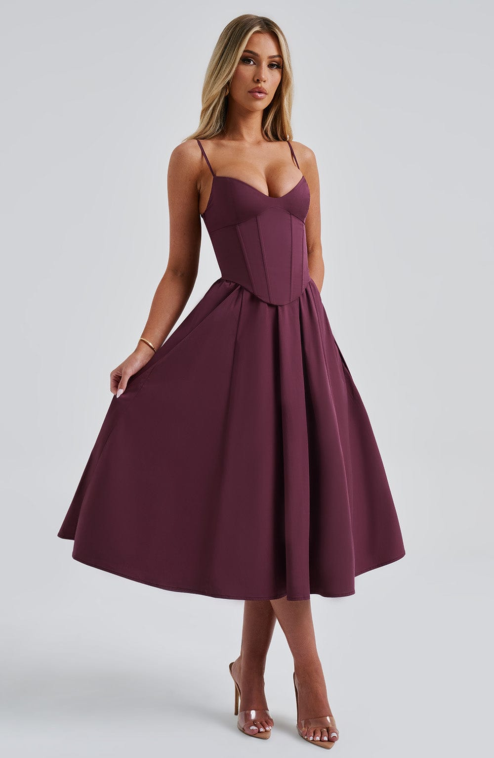 CELINEA MIDI DRESS - Exporized