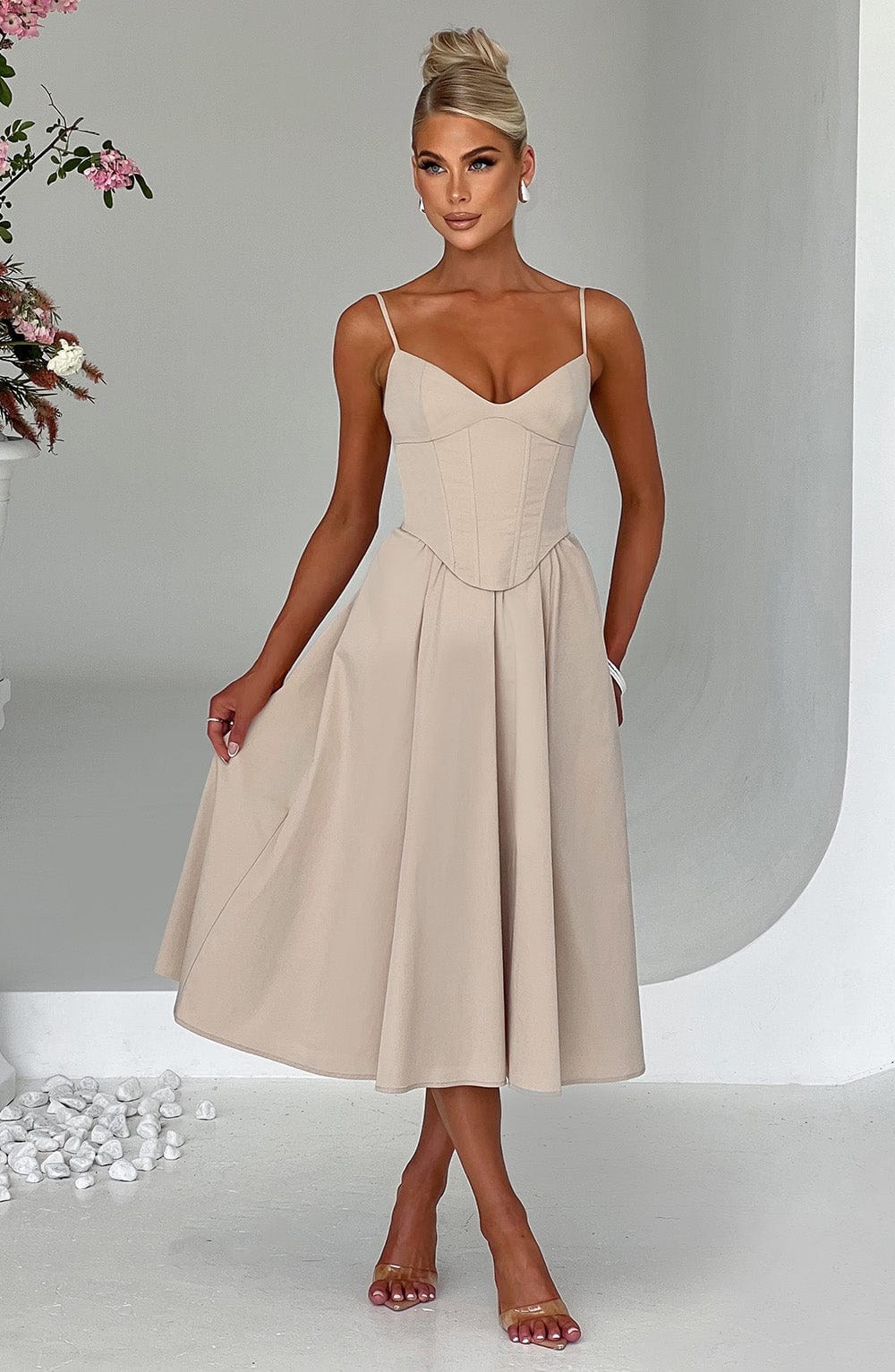 CELINEA MIDI DRESS - Exporized