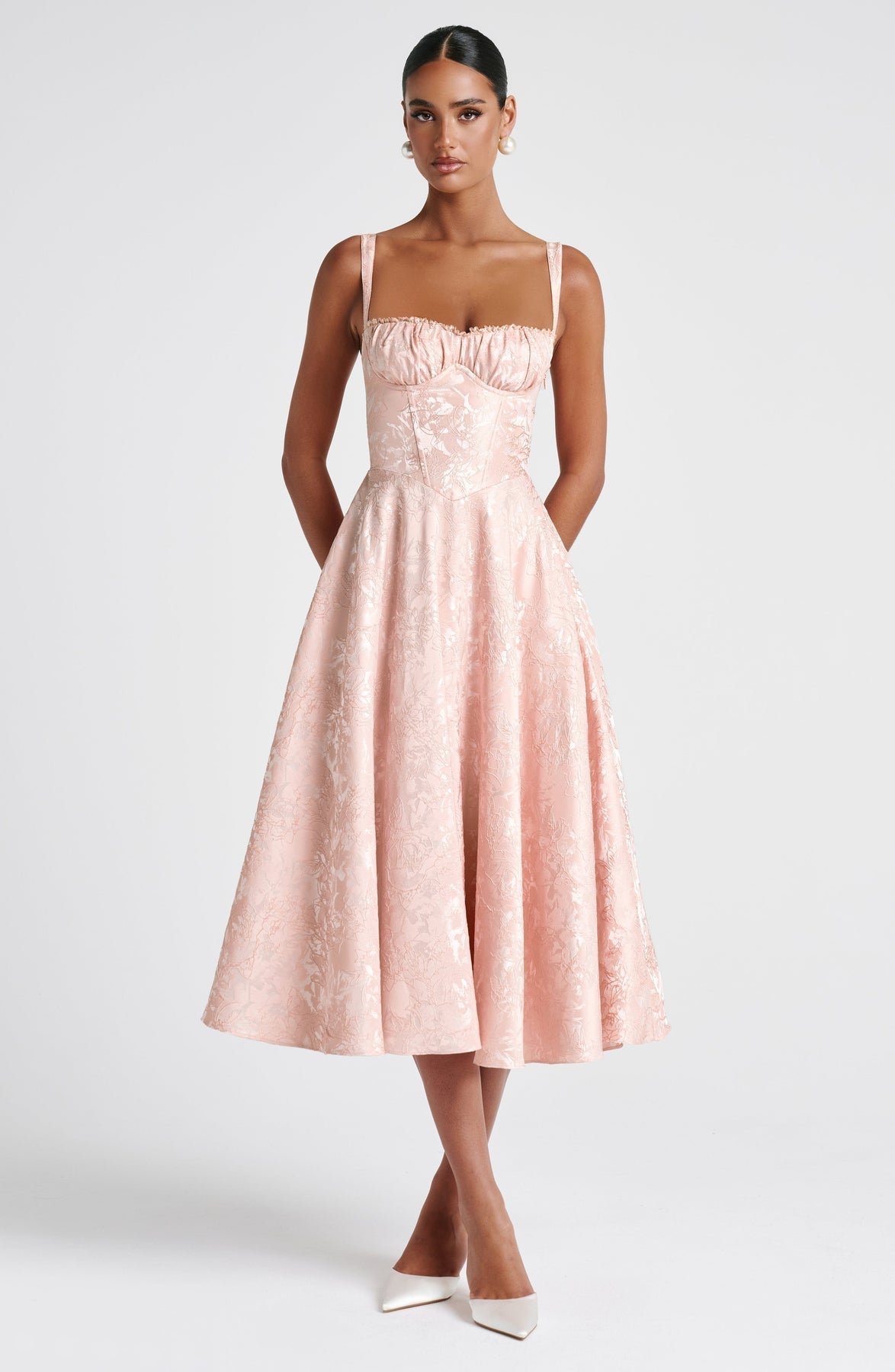 SHIMIA MIDI DRESS - Exporized