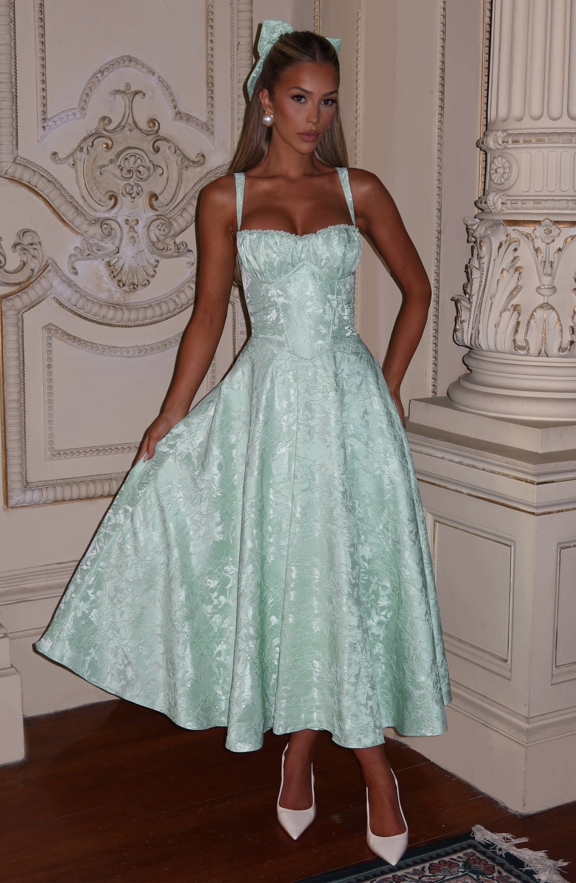 SHIMIA MIDI DRESS - Exporized